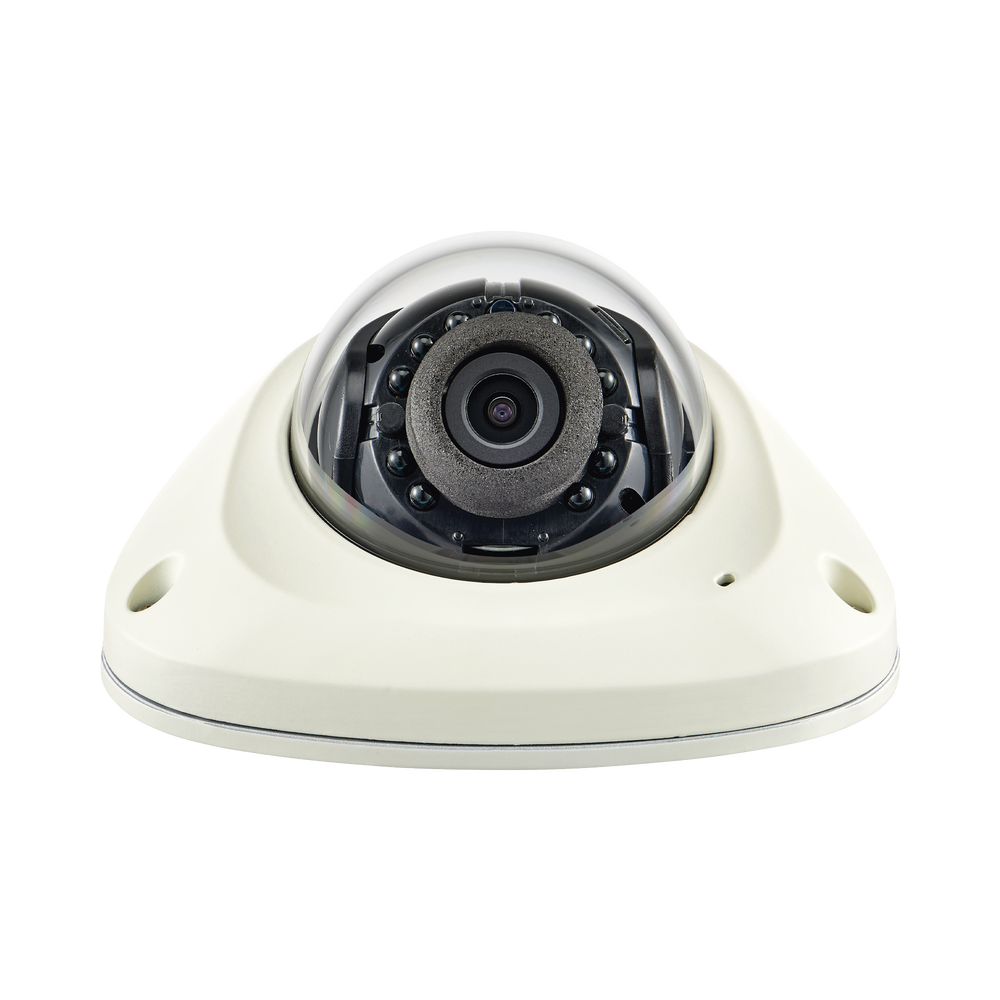 Cámara Tipo Domo Antivandálico 2MP para Vehículo Conector M12/ Lente 3.6mm / WDR 150db / IP66 / IK10 / H.265 & WiseStream