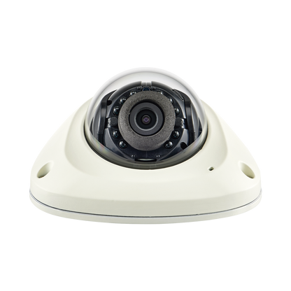 Cámara Tipo Domo Antivandálico 2MP para Vehículo Conector M12/ Lente 3.6mm / WDR 150db / IP66 / IK10 / H.265 & WiseStream