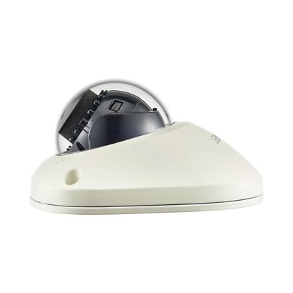 Cámara Tipo Domo Antivandálico 2MP para Vehículo Conector M12/ Lente 3.6mm / WDR 150db / IP66 / IK10 / H.265 & WiseStream