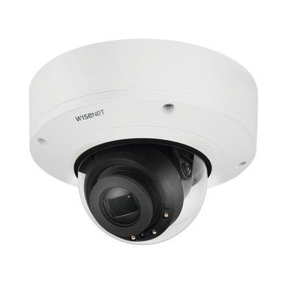 Cámara IP Domo Exterior Antivandálico 2MP / Lente Motorizado 2.8-12mm / Extensor POE / IR 50M / WDR 150db / H.265 & WiseStream II