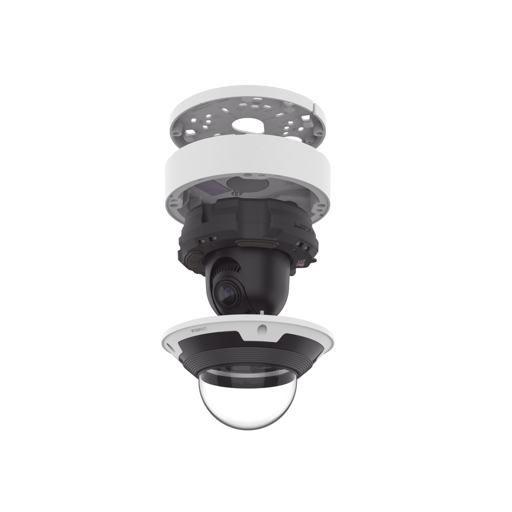Cámara Domo 6MP con Inteligencia Artificial/ Lente Motorizado de 4.4 a 9.3mm/ WDR 120dB/ Ranura MicroSD hasta 1TB/ IP67/ IK10+/ NEMA4X/ IP6K9K