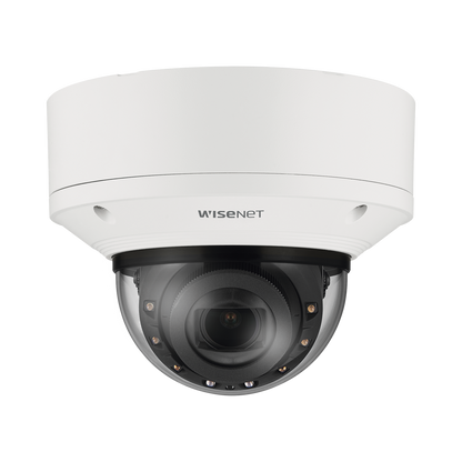 Cámara Domo 4K con IA, Antivandalica / Lente Motorizado de 4.5 a 10mm / P-Iris / WDR 120dB / IP67 / IP6K9K, IK10+, NEMA4X