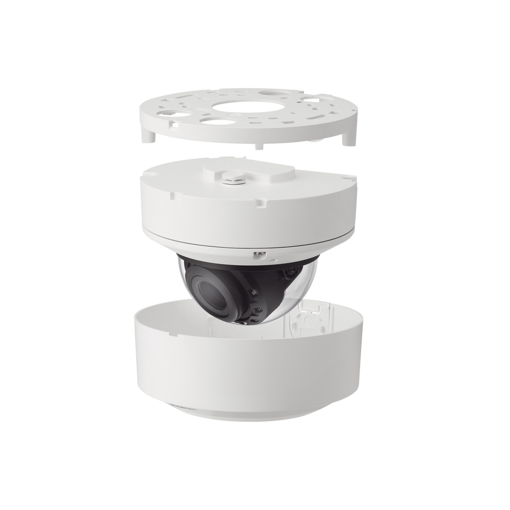 Cámara Domo 2MP con IA, Antivandalica / Lente Motorizado de 2.8 a 12mm / IR 40m / WDR 120dB / Ranura MicroSD / IP66 IP67 IK10 NEMA4X