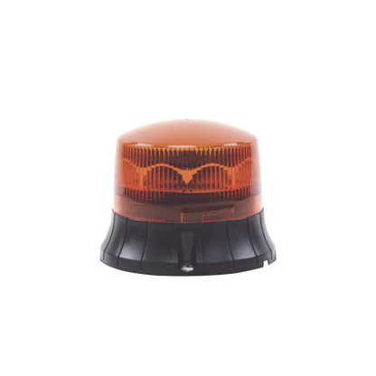 Burbuja LED giratoria de color ámbar, 9 LEDs, montaje permanente