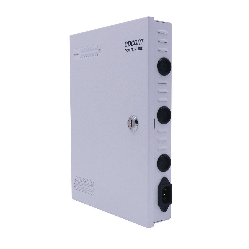 Fuente PREMIUM / 11-15 V / 18 canales / 20 A / Alta tecnología en seguridad / Doble ventilador / Hasta 1.8 Amperes por Salida / Filtro de ruido por canal / Diseño de alta gama.