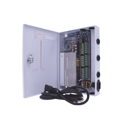 Fuente PREMIUM / 11-15 V / 18 canales / 30 A / Alta tecnología en seguridad / Doble ventilador / Hasta 1.85 Amperes por Salida / Filtro de Ruido por canal / Diseño de alta gama.
