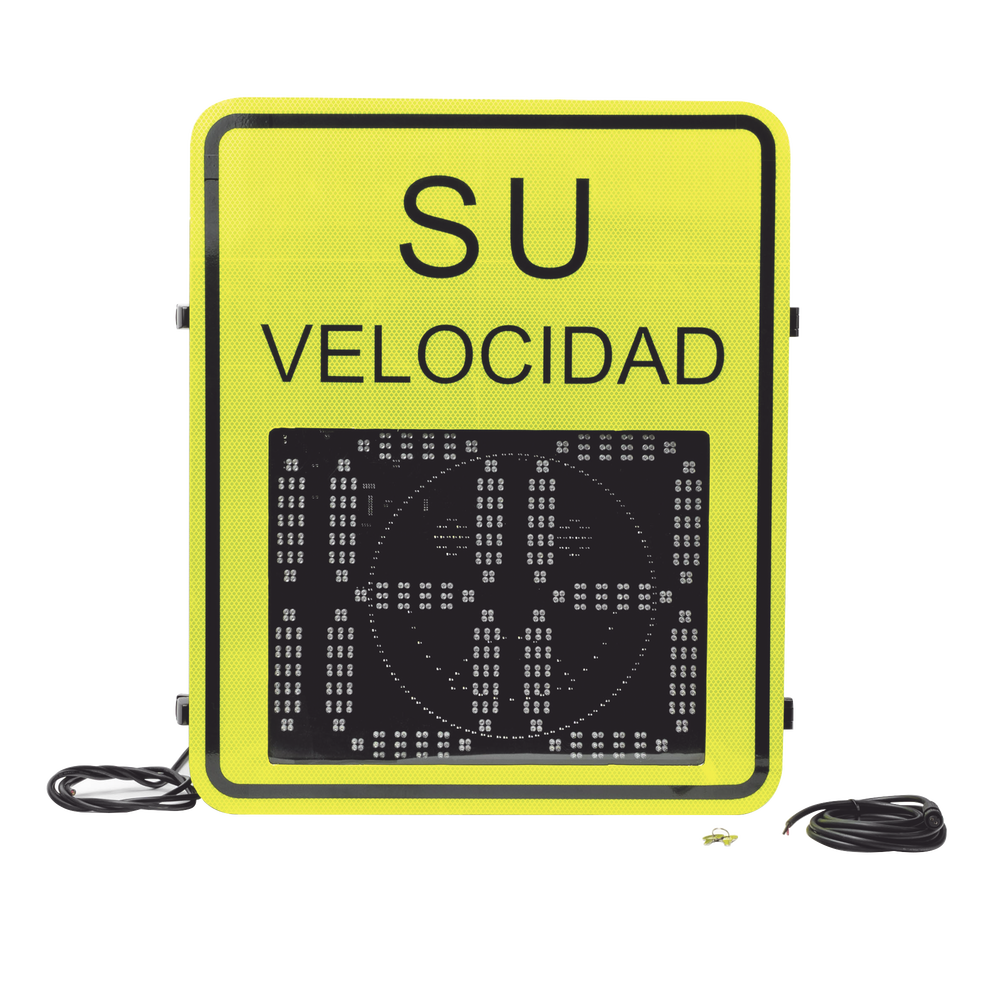 Radar Medidor de Velocidad de 3 Dígitos / Doble salida de Relevador / Tarjeta Micro SD / Puerto de red TCP IP / Detección de Exceso de Velocidad / Integración  con Cámara.