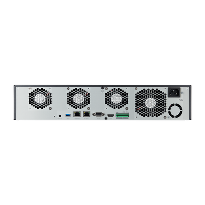 NVR 16CH de Hasta 32MP, Compatible con los códecs H.265, H.264 y MJPEG, Salida de Video 4K, Soporta P2P