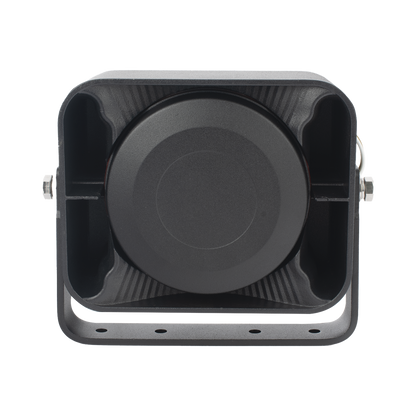 Bocina Compacta de Uso Rudo, 100 Watts de Potencia, Ideal para Vehículos de Encubierto, 8 Ohms de Impedancia