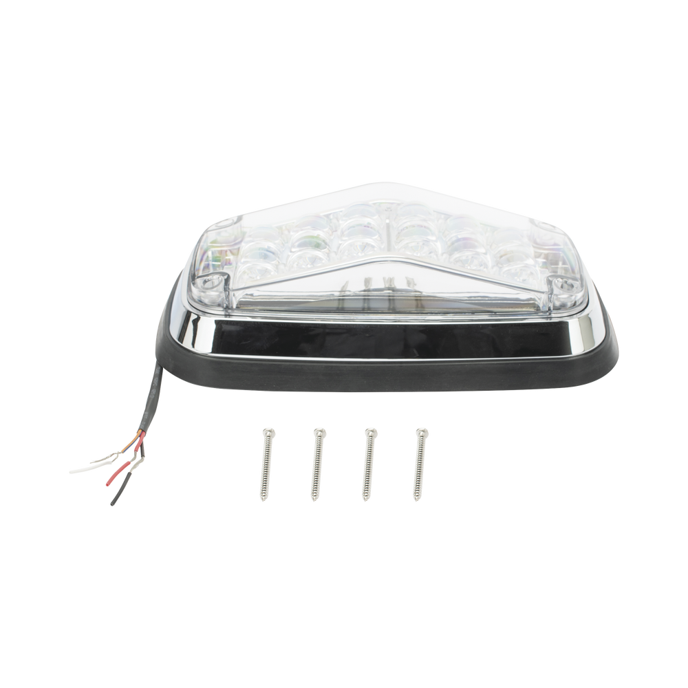 Luz de advertencia 8 X 4", Color Claro, IP67, SAE, Ideal para Ambulancias