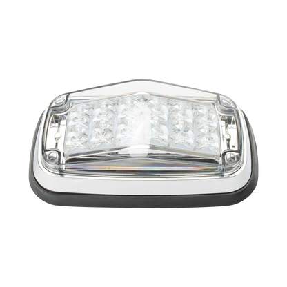 Luz de advertencia 8 X 4", Color Claro, IP67, SAE, Ideal para Ambulancias