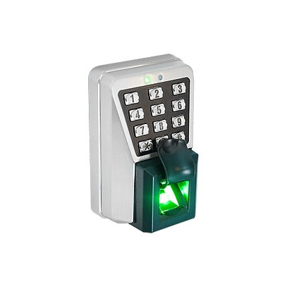 Lector Biométrico de Huella y Proximidad / 3,000 Huellas 30,000 Tarjetas / Teclado / IP65 Antivandálico / TCP/IP RS485 / Control de Acceso