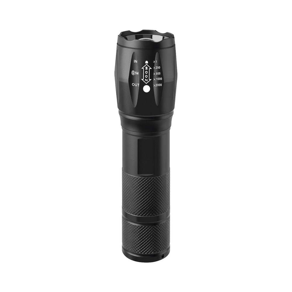 Linterna LED de Aluminio, 800 Lúmenes, IPX4, Resistente al Agua