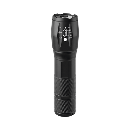 Linterna LED de Aluminio, 800 Lúmenes, IPX4, Resistente al Agua