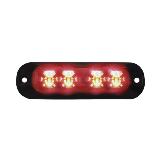 Luz Perimetral , 4 LEDs Ultra Brillantes, color Rojo