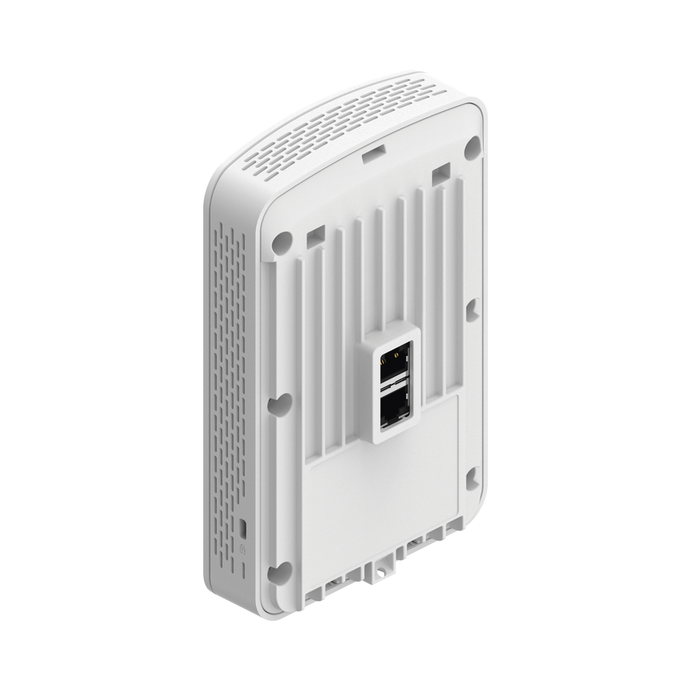 Punto de Acceso Empresarial Wi-Fi 6 / Con diseño para Pared /  3 Puertos Gigabit (1 con Salida PoE) / Doble banda en ( 2.4 y 5 GHz) / Hasta 2.5 Gbps / Gestión desde la Nube / Alimentación PoE af