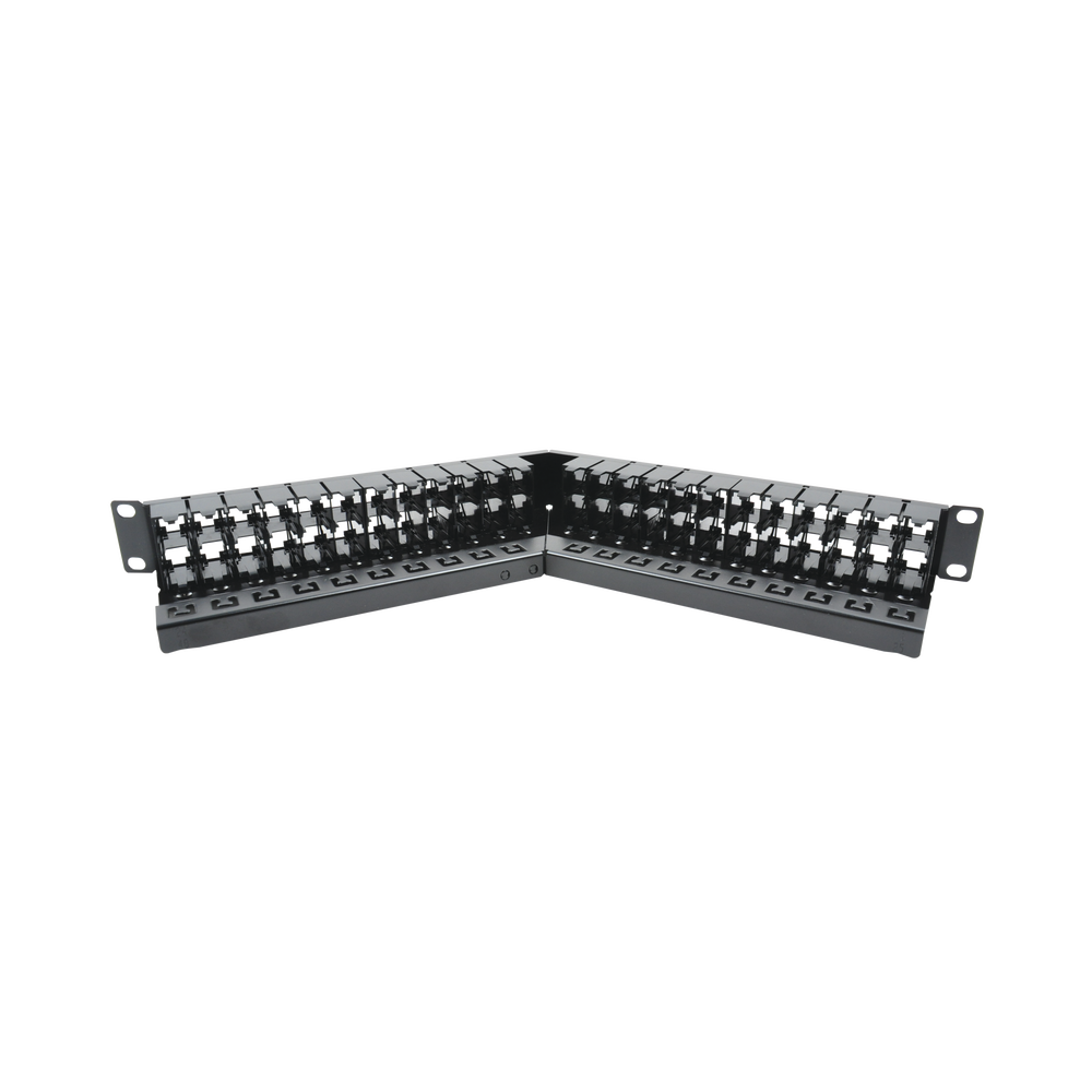 Patch Panel UTP Z-MAX Categoría 6A, de 48 Puertos, Angulado, 1UR