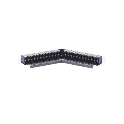 Patch Panel Z-Max de 48 Puertos, Blindado, Precargado con Jacks Categoría 6A, Angulado, 1UR