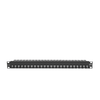 Patch Panel UTP Z-MAX de 24 Puertos, Precargado con Jacks Categoría 6, Plano, 1UR