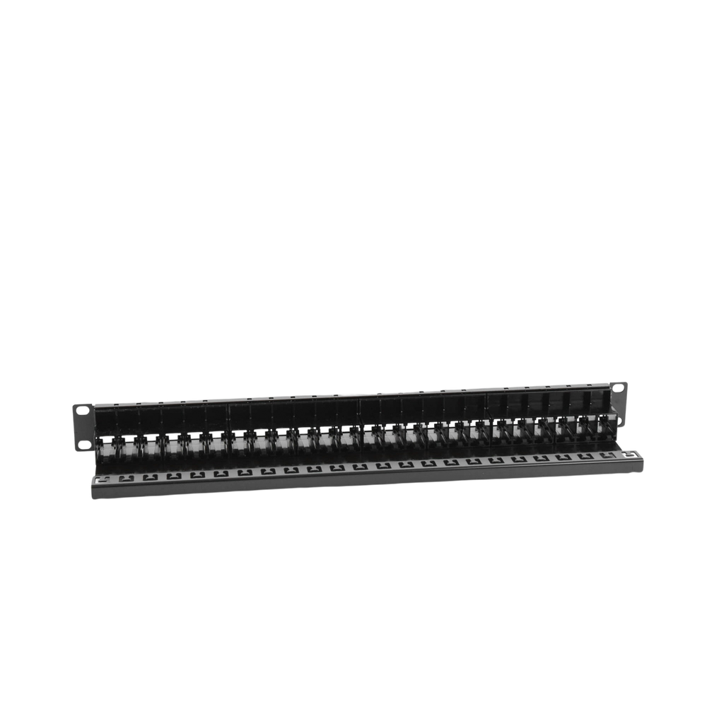 Patch Panel UTP Z-MAX de 24 Puertos, Precargado con Jacks Categoría 6, Plano, 1UR