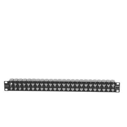 Patch Panel UTP Z-MAX de 48 Puertos, Precargado con Jacks Categor�a 6, Plano, 1UR