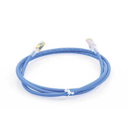 Patch Cord Z-MAX Cat6A UTP, CM, 1.52 Metros (5 Pies), Color Azul, Versión Bulk (Sin Empaque Individual)