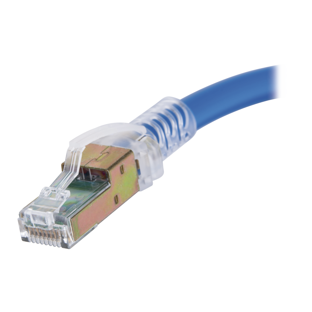 Patch Cord Z-MAX Cat6A UTP, CM/LS0H, 2.13 Metros (7 Pies), Color Azul