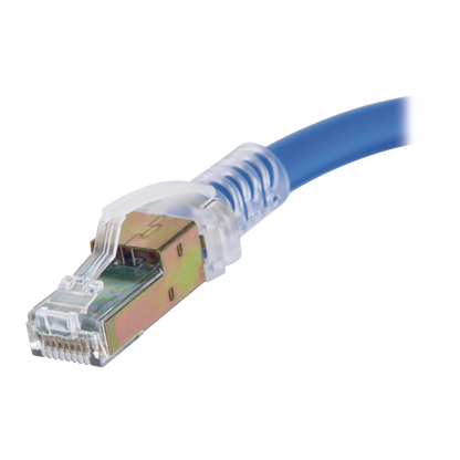 Patch Cord Z-MAX Cat6A UTP, CM/LS0H, 2.13 Metros (7 Pies), Color Azul