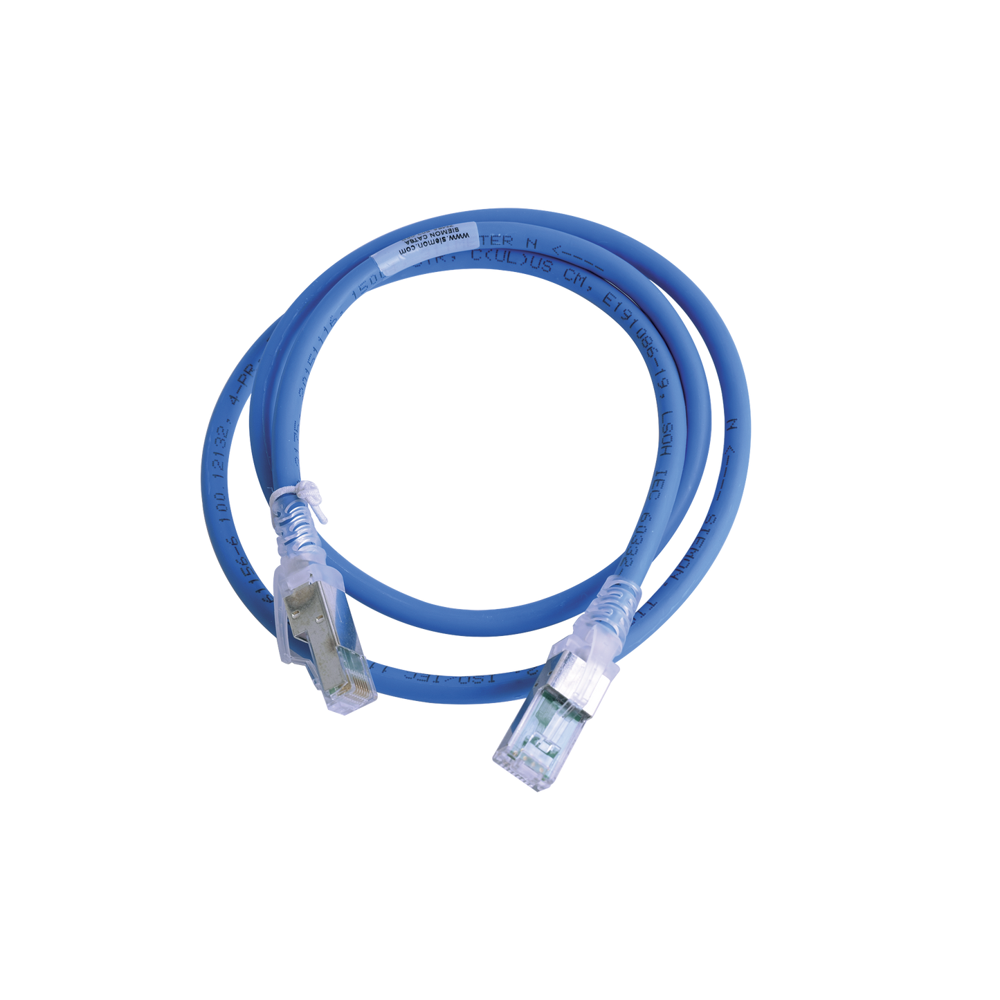Patch Cord Z-MAX Cat6A S/FTP, CM/LS0H, 0.91 Metros (3 Pies), Color Azul