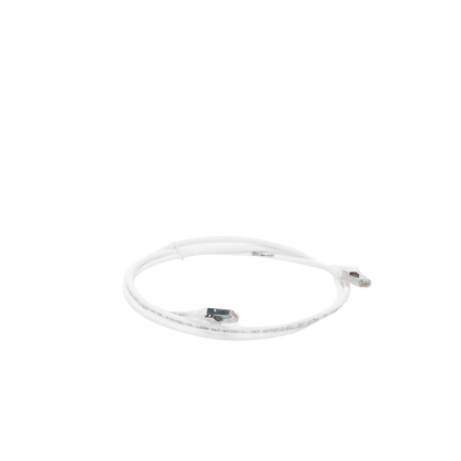 Patch Cord Z-MAX Cat6A S/FTP, CM/LS0H, 1.52 Metros (5 Pies), Color Blanco, Versión Bulk (Sin Empaque Individual)