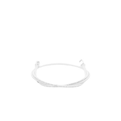 Patch Cord Z-MAX Cat6A S/FTP, CM/LS0H, 1.52 Metros (5 Pies), Color Blanco, Versión Bulk (Sin Empaque Individual)