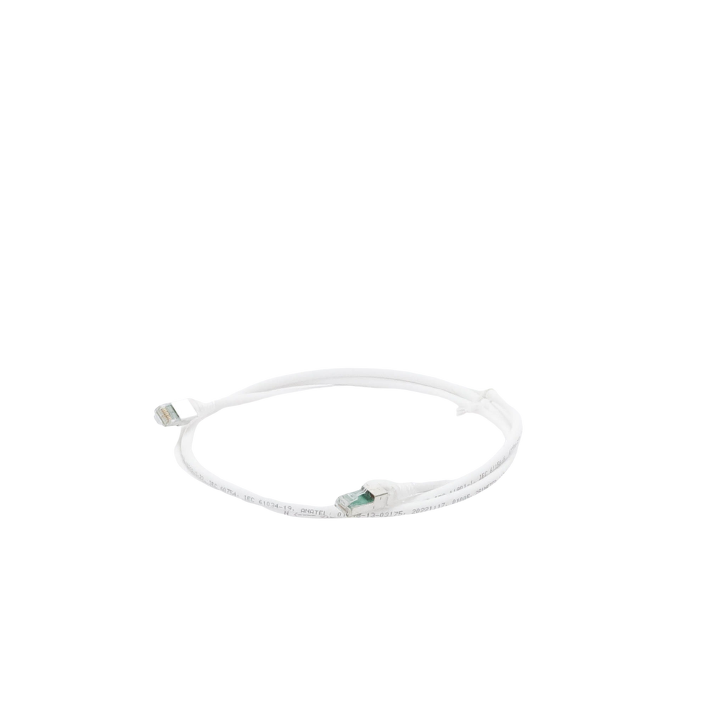 Patch Cord Z-MAX Cat6A S/FTP, CM/LS0H, 1.52 Metros (5 Pies), Color Blanco, Versión Bulk (Sin Empaque Individual)