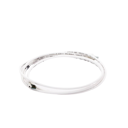 Patch Cord Z-MAX Cat6A S/FTP, CM/LS0H, 2.13 Metros (7 Pies), Color Blanco, Versión Bulk (Sin Empaque Individual)
