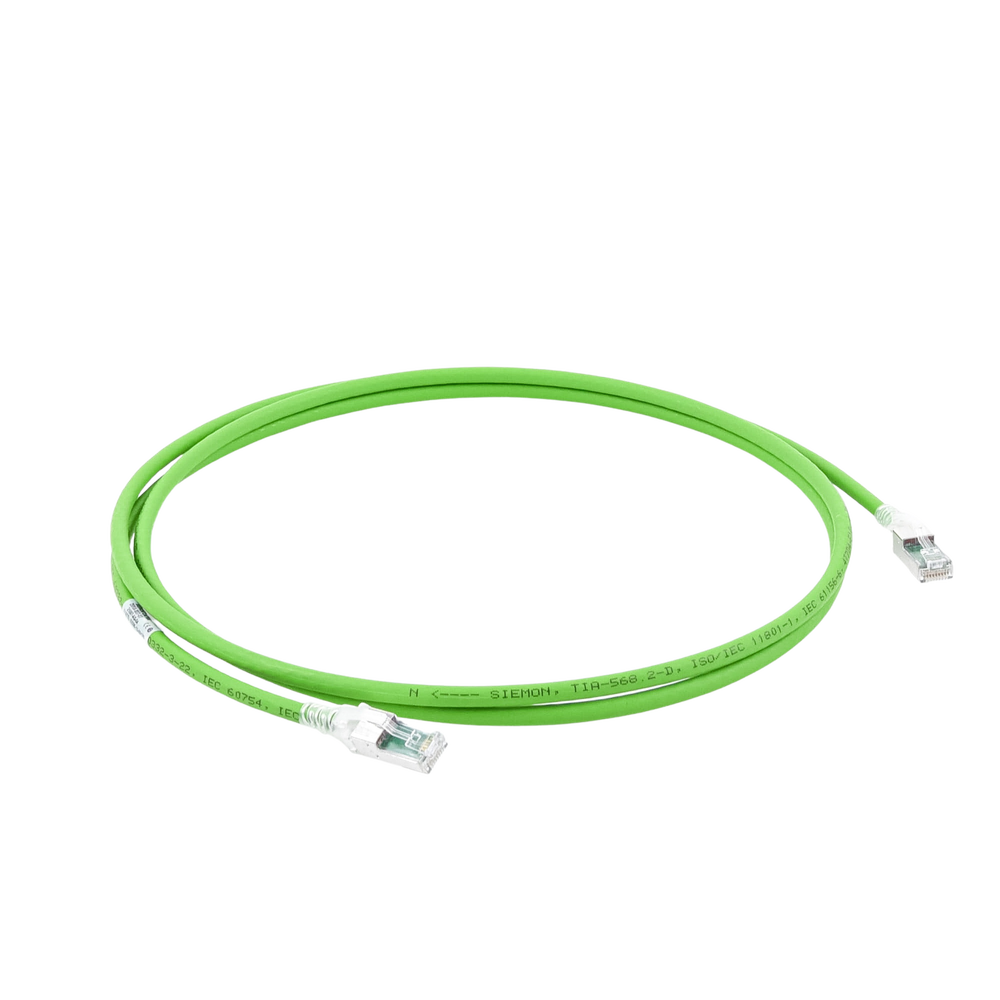 Patch Cord Z-MAX Cat6A S/FTP, CM/LS0H, 7ft, Color Verde