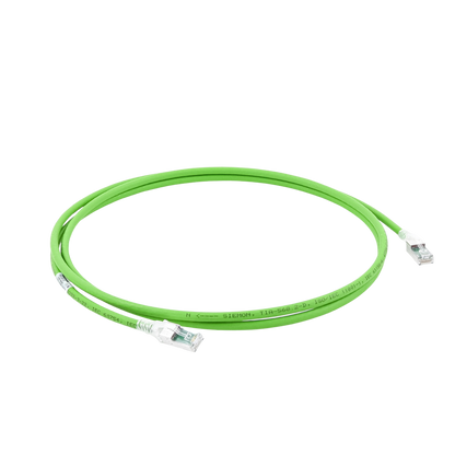 Patch Cord Z-MAX Cat6A S/FTP, CM/LS0H, 7ft, Color Verde