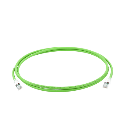 Patch Cord Z-MAX Cat6A S/FTP, CM/LS0H, 7ft, Color Verde