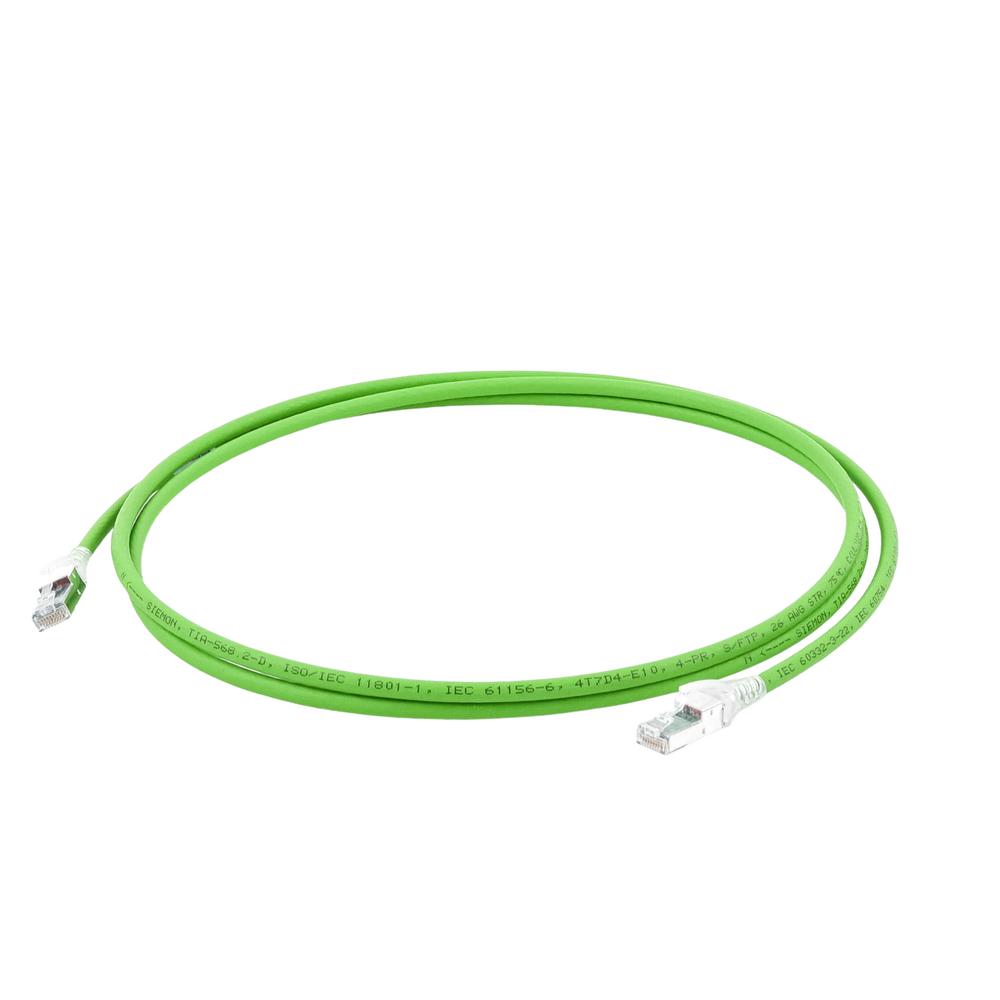 Patch Cord Z-MAX Cat6A S/FTP, CM/LS0H, 7ft, Color Verde