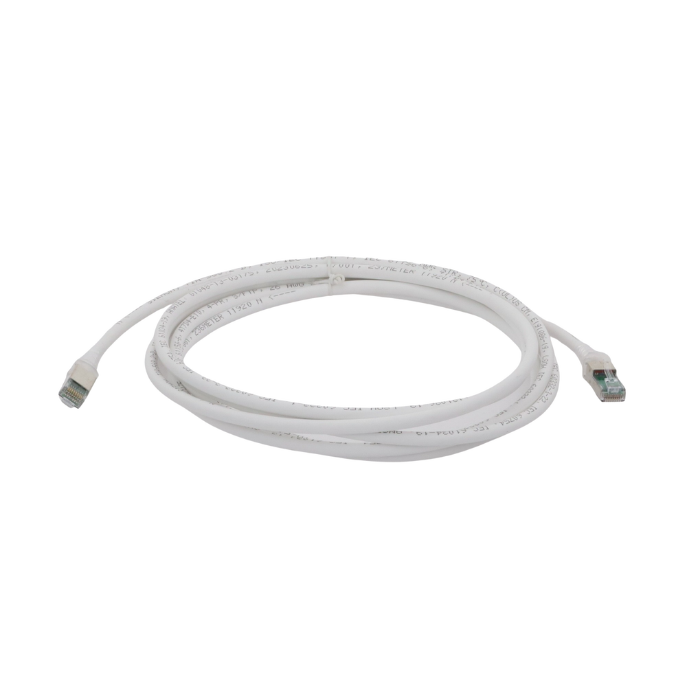 Patch Cord Z-MAX Cat6A S/FTP, CM/LS0H, 3.05 Metros (10 Pies), Color Blanco, Versi�n Bulk (Sin Empaque Individual)