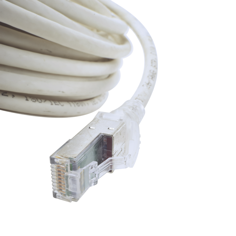 Patch Cord Z-MAX Cat6A S/FTP, CM/LS0H, 15.24 Metros (50 Pies), Color Blanco