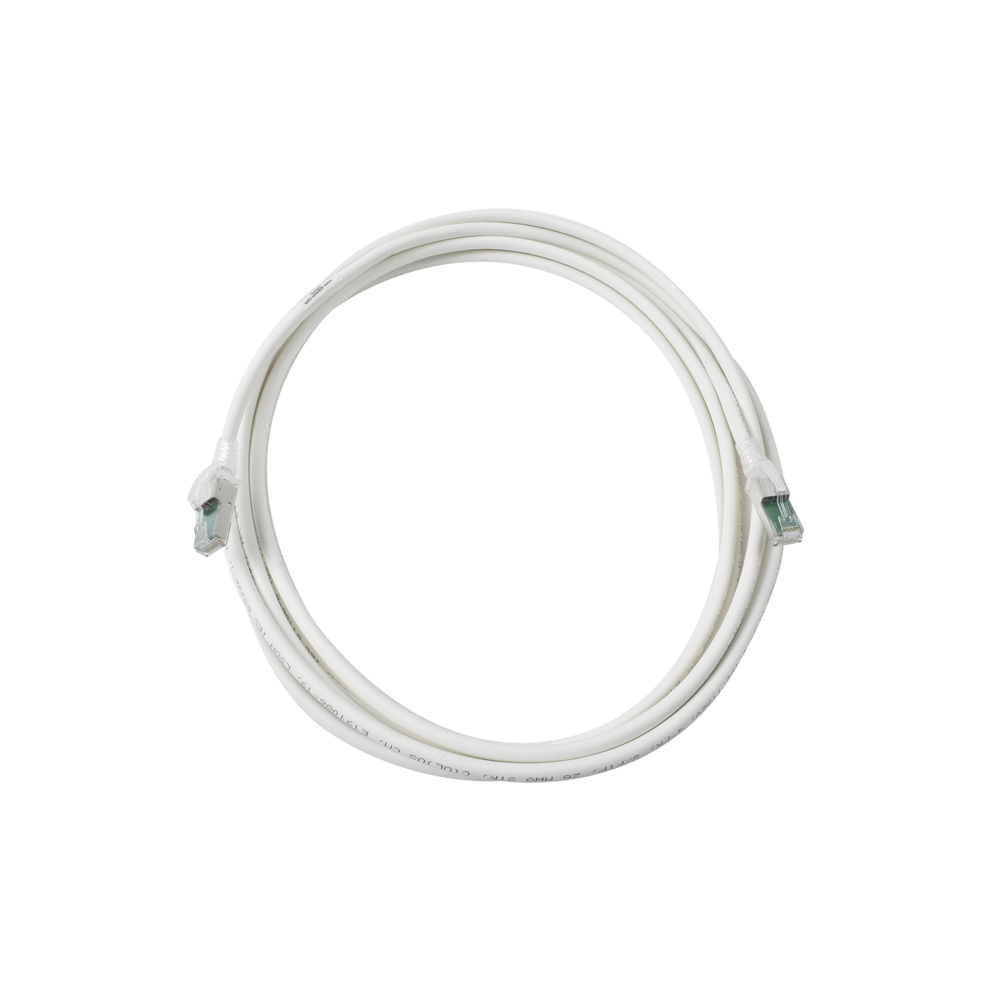 Patch Cord Z-MAX Cat6A S/FTP, CM/LS0H, 15.24 Metros (50 Pies), Color Blanco