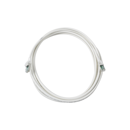 Patch Cord Z-MAX Cat6A S/FTP, CM/LS0H, 15.24 Metros (50 Pies), Color Blanco