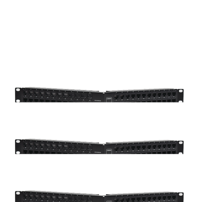 Patch Panel Z-MAX, de 48 puertos, Modular (vacío), Angulado, 1UR
