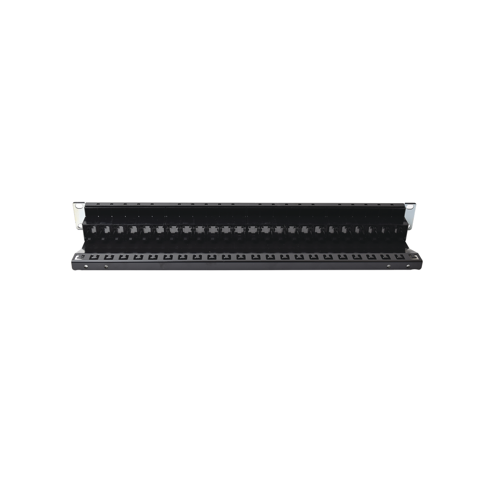 Patch Panel Z-Max, Blindado, de 24 Puertos, Modular (Vacío), Plano, 1UR