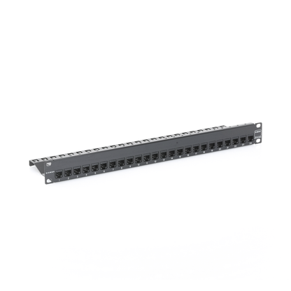 Patch Panel Z-Max, Blindado, de 24 Puertos, Modular (Vacío), Plano, 1UR