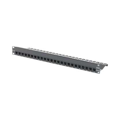 Patch Panel Z-Max, Blindado, de 24 Puertos, Modular (Vacío), Plano, 1UR