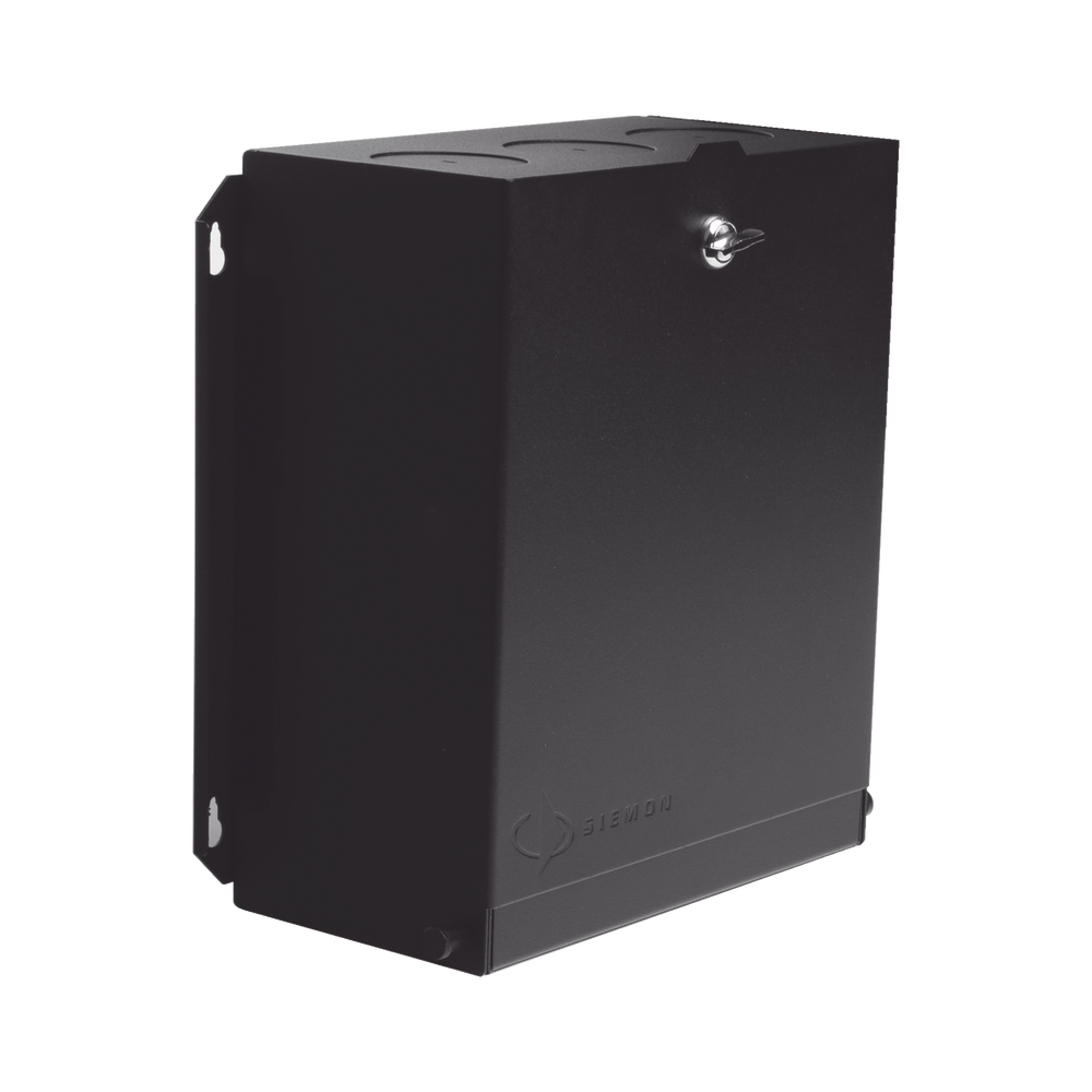 Caja de Zona (Punto de Consolidación), de 24 Puertos, Ideal para Soportar Cableado en una Gran Variedad de Áreas de Trabajo, Compatible con Conectores MAX, Z-MAX, o TERA, Color Negro