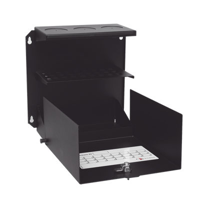 Caja de Zona (Punto de Consolidación), de 24 Puertos, Ideal para Soportar Cableado en una Gran Variedad de Áreas de Trabajo, Compatible con Conectores MAX, Z-MAX, o TERA, Color Negro