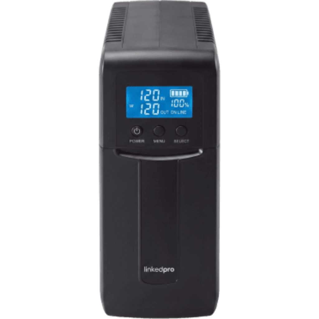 UPS de 850 VA/510 W, Topología Línea Interactiva, Entrada 120 Vca NEMA 5-15P, Tipo Mini Torre, Con 9 Tomas NEMA 5-15R