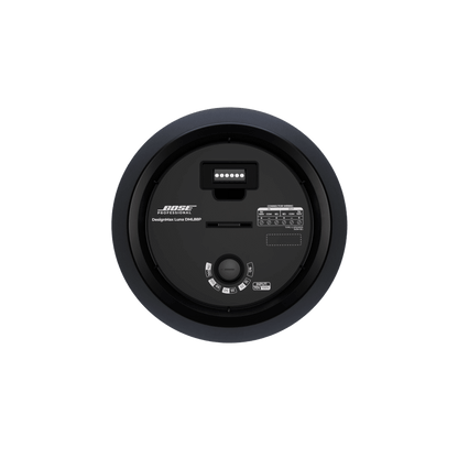 Altavoz Colgante Luna | Designmax | Sistema de Rango Extendido | Array Circular Ring Array™ 8 Drivers | Woofer 8" Integrado | Cobertura 140° | Color Negro