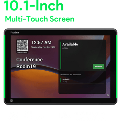 Panel Touch Para Programación de Salas de Reuniones Todo en Uno con LED RGB de Indicadores de Estado
